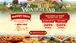 ĐÓN TẾT BÍNH NGỌ 2026: Trọn Gói Vui Chơi & Buffet Trưa 5 Sao tại Dalat Wonderland – Trải Nghiệm Có 1-0-2 ở Đà Lạt